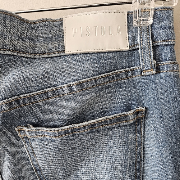 Pistola  Skinny Jeans with Distressed Ankles - Picture 5 of 6